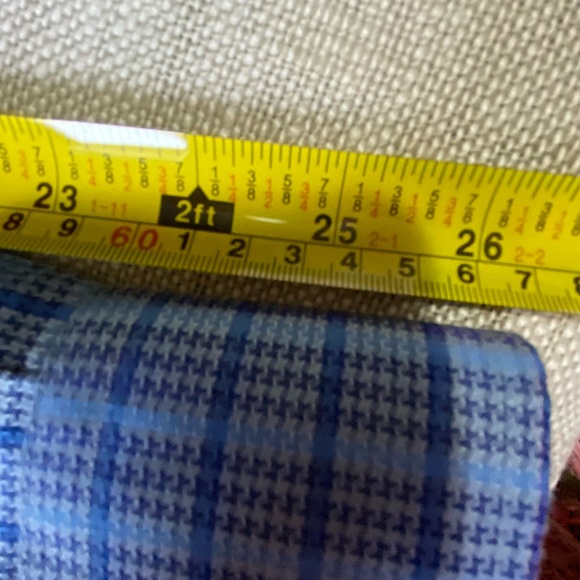 Robert Graham Mens Cotton Blue Plaid Long Sleeve Lightweight Casual Shirt- Sz-L - Picture 14 of 15